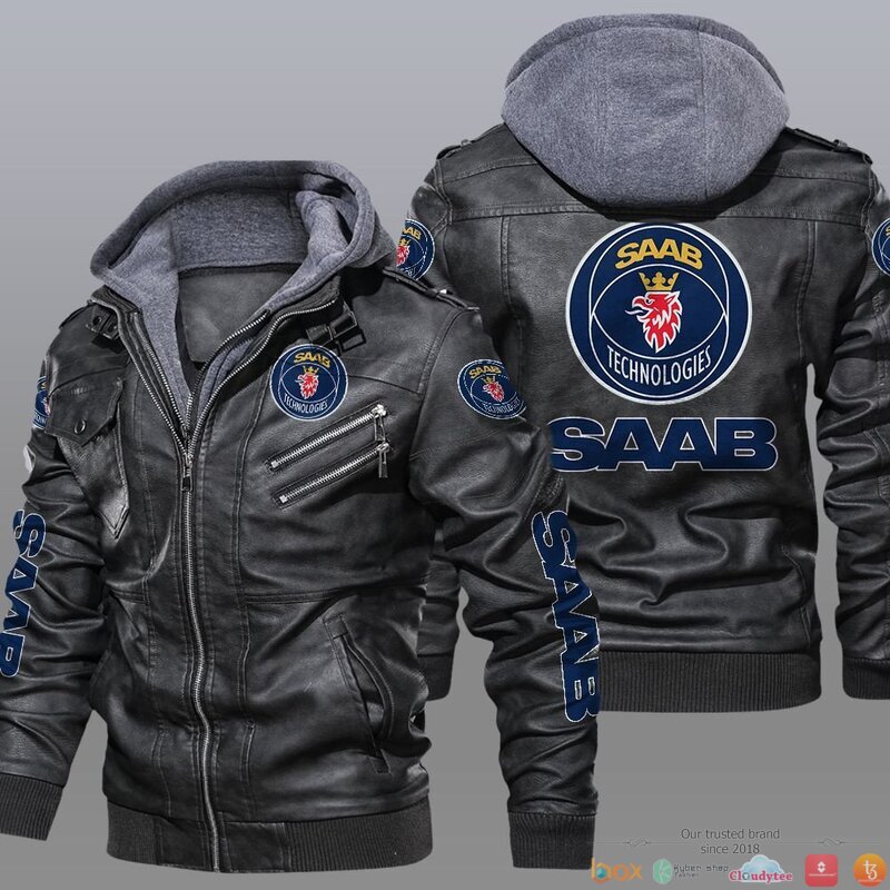 Saab Technologies Leather Jacket