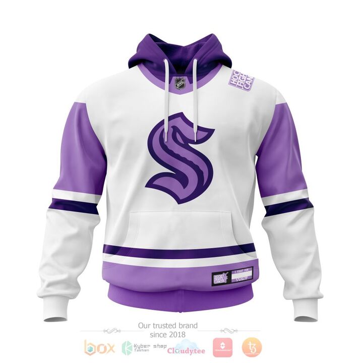 BEST Seattle Kraken Fight Cancer Personalized All Over Print 3D Hoodie, Zip Hoodie 2 Seattle Kraken Fight Cancer Personalized 3D Hoodie Zip Hoodie 1