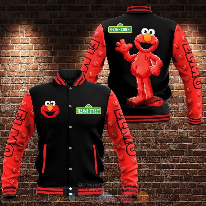 Sesame Street Muppets Baseball Jacket