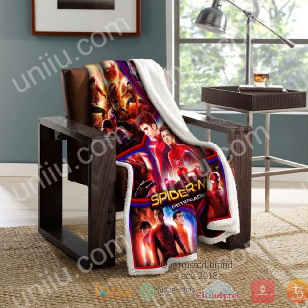 Spider Man Movie Peter Parker soft blanket 6 Spider Man Movie Peter Parker fleece blanket 1 2 3 4 5
