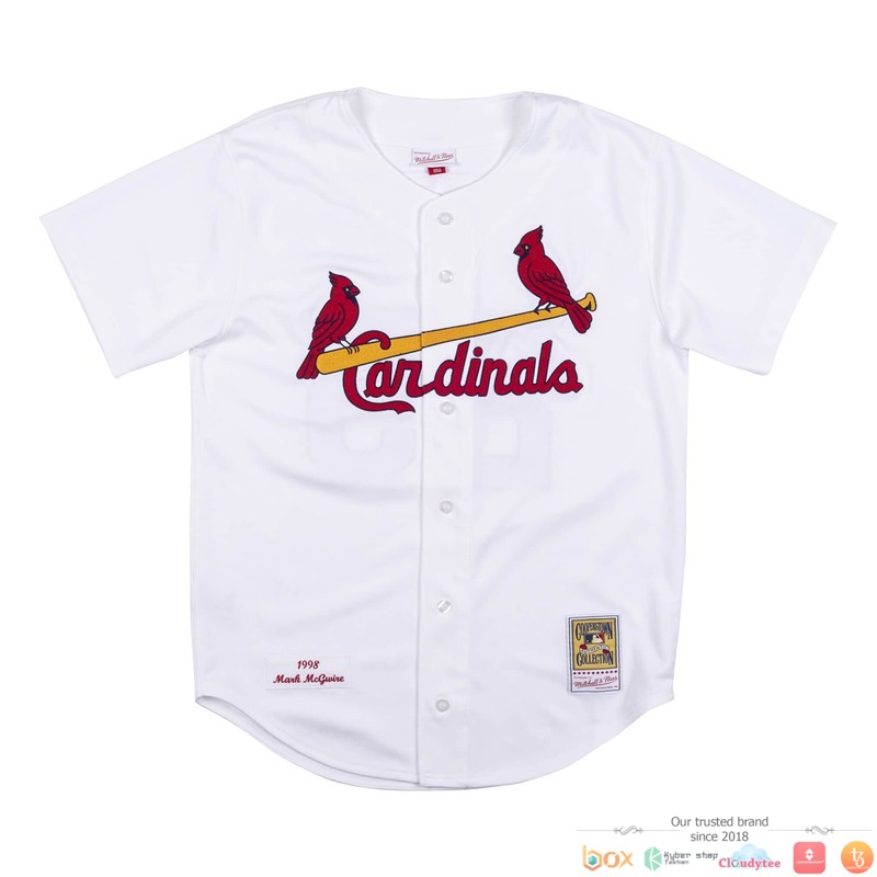 MLB St. Louis Cardinals 1998 Mark McGwire 25 Baseball Jersey 2 St Louis Cardinals 1998 Mark McGwire 25 Baseball Jersey 1