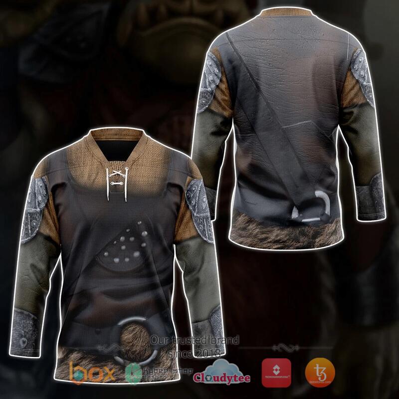 Star Wars Gamorrean Hockey Jersey 3 Star Wars Gamorrean Hockey Jersey 1 2