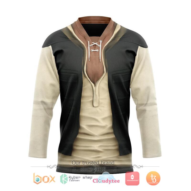 Star Wars Han Solo Hockey Jersey 1 Star Wars Han Solo Hockey Jersey