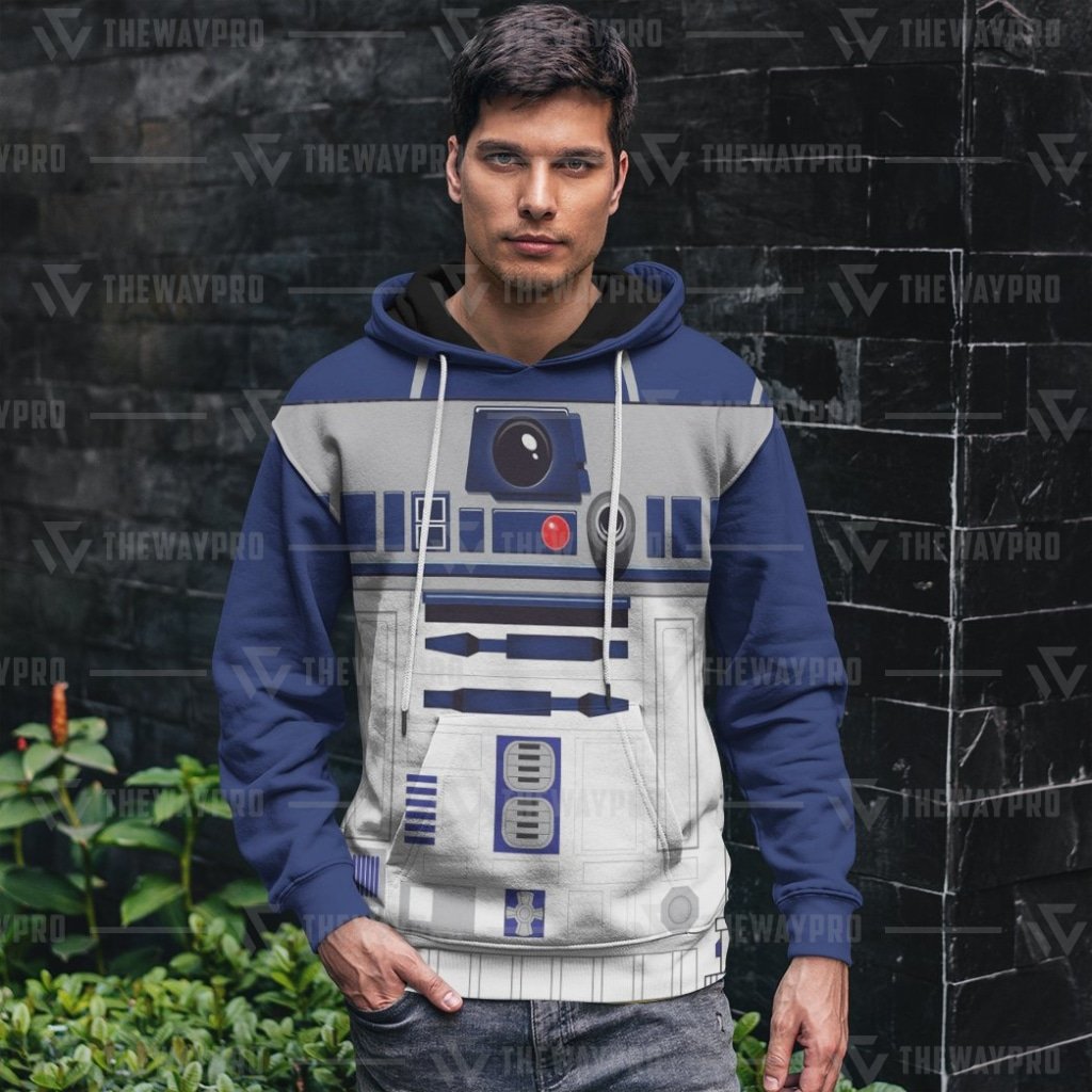 HOT Star Wars R2d2 Adesivo 3D Printed Hoodie 2 Star Wars R2d2 Adesivo 3D All Over Printed Hoodie 1