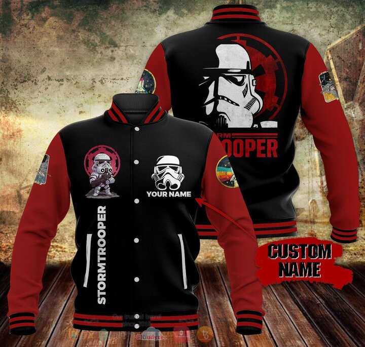 BEST Star Wars Stormtrooper Personalized 3D Baseball Jacket 3 Star Wars Stormtrooper Personalized Baseball Jacket