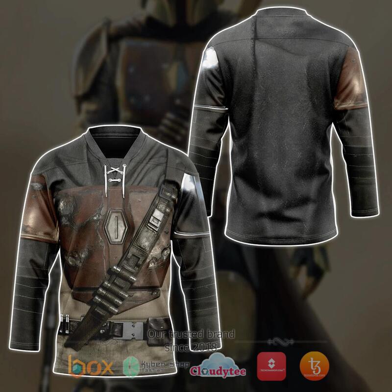 Star Wars The Mandalorian Hockey Jersey 3 Star Wars The Mandalorian Hockey Jersey 1 2