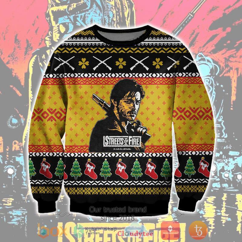Streets Of Fire Christmas Sweater