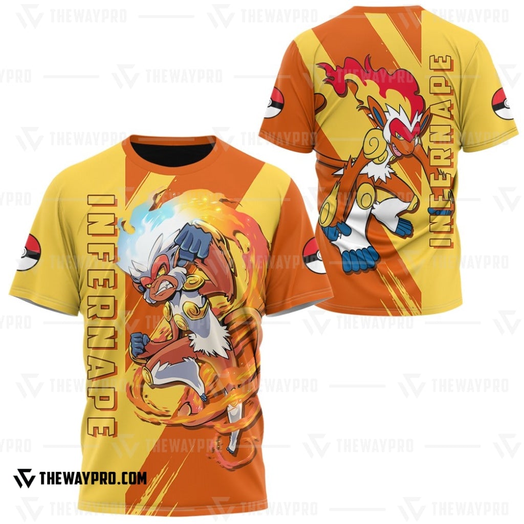 Infernape Pokemon 3D T Shirt 2 TT 1