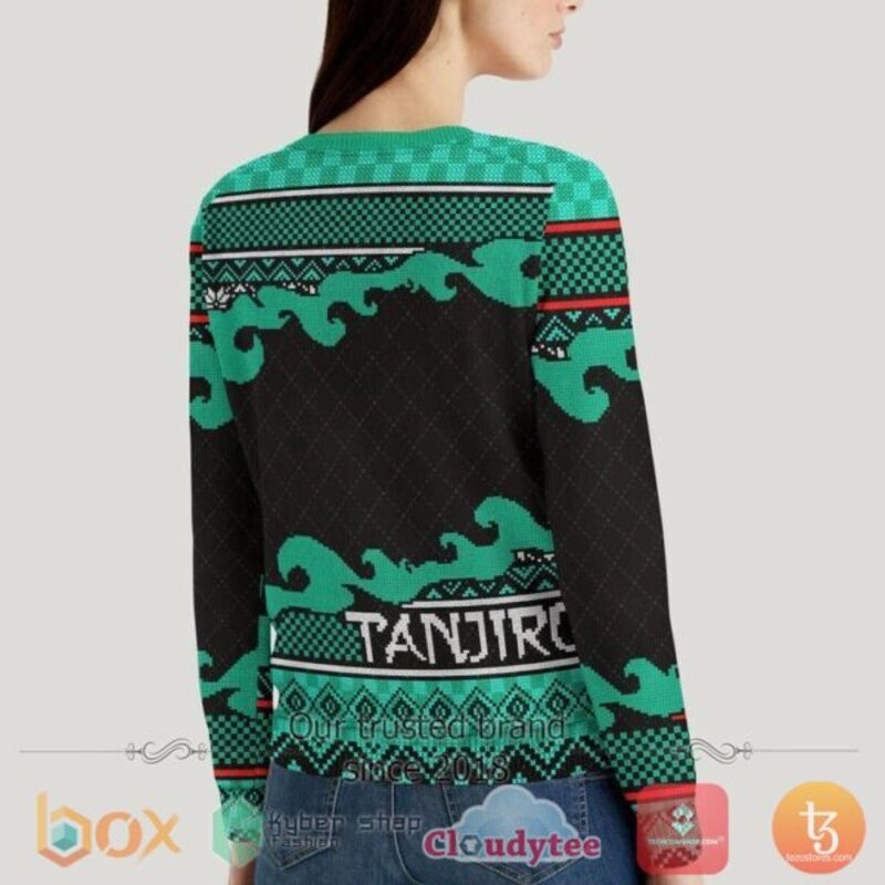 BEST Tanjiro Demon Slayer Christmas Sweater 6 Tanjiro Demon Slayer Sweater Christmas 1 2 3 4 5
