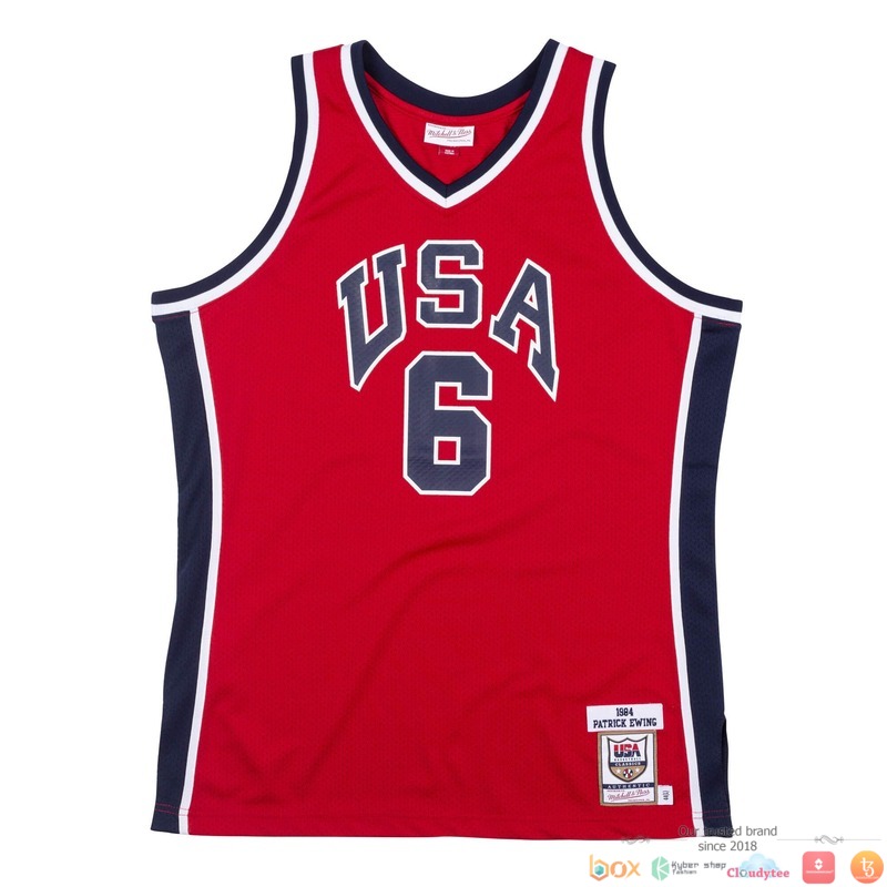 Team USA 1984 Patrick Ewing 6 Basketball Jersey 1 Team USA 1984 Patrick Ewing 6 NBA Basketball Jersey