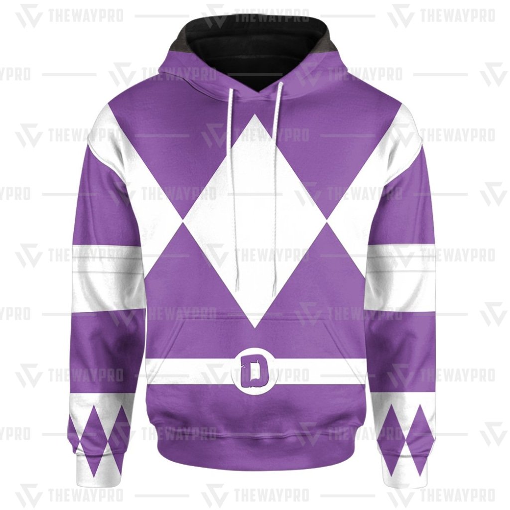 Teenage Mutant Ninja Rangers Donatello Purple Ranger 3D All Over Printed Hoodie