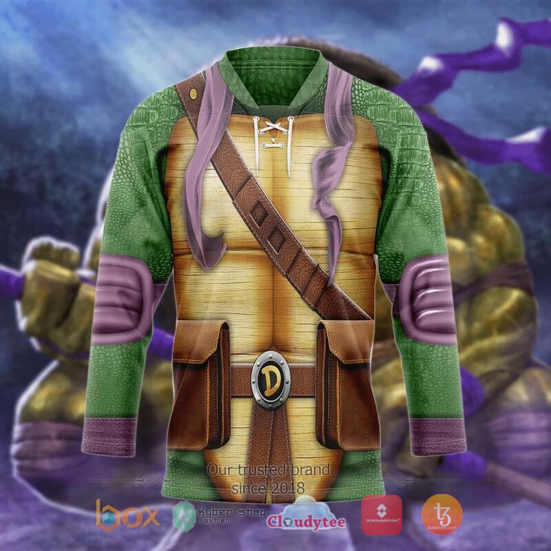 Teenage Mutant Ninja Turtles Donatello Hockey Jersey 3 Teenage Mutant Ninja Turtles Donatello Hockey Jersey 1 2