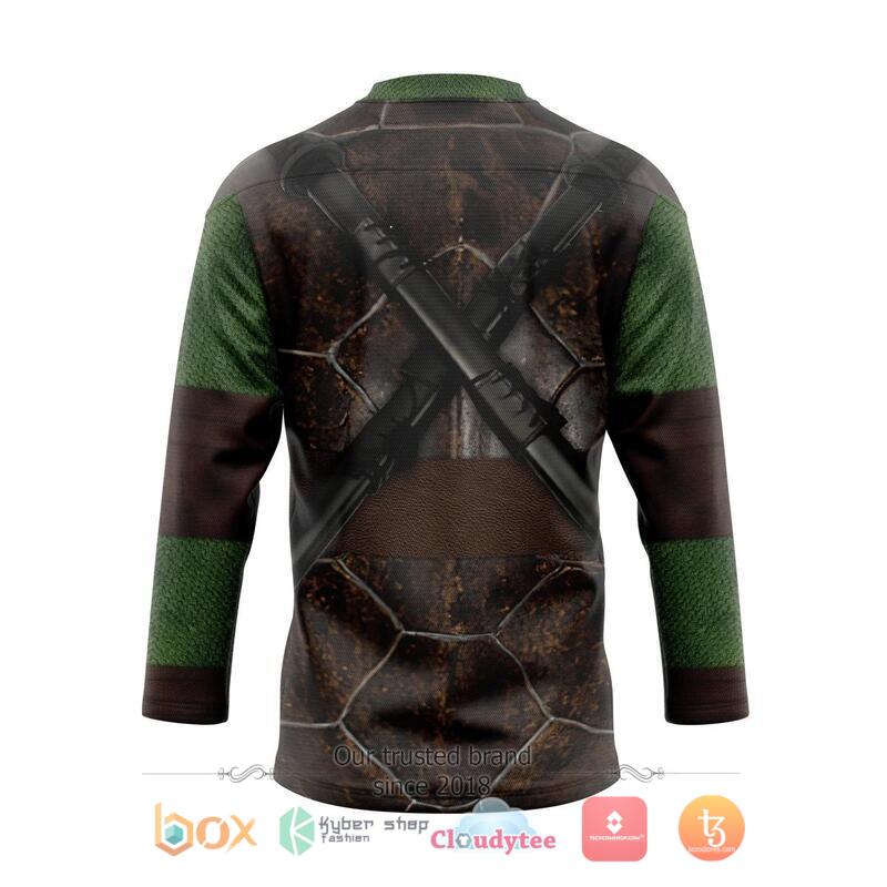 Teenage Mutant Ninja Turtles Leonardo Hockey Jersey 2 Teenage Mutant Ninja Turtles Leonardo Hockey Jersey 1