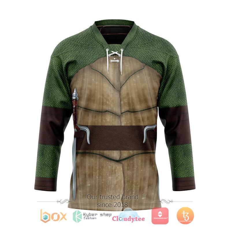 Teenage Mutant Ninja Turtles Raphael Raph Hockey Jersey