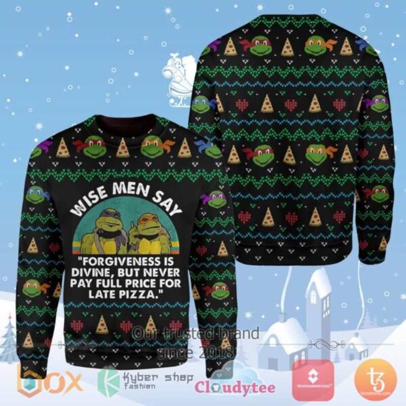 Teenage Mutant Ninja Turtles Wise Men Say Christmas Sweater