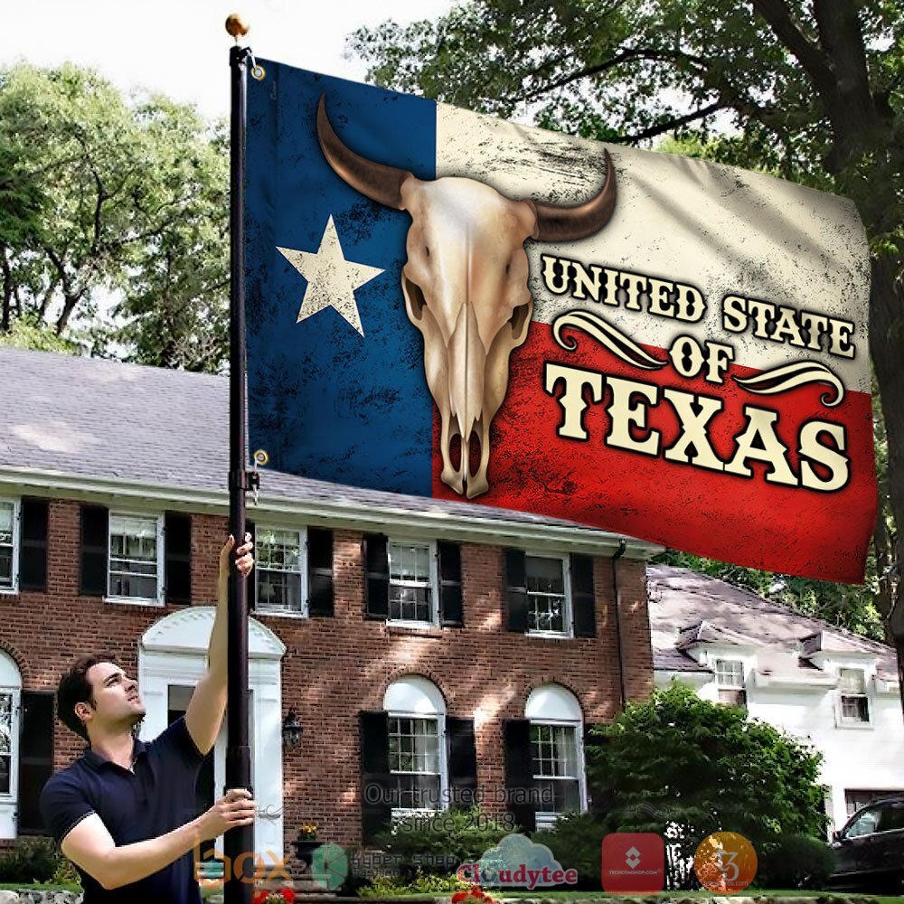 NEW Texas Longhorn Grommet Flag United State Of Texas Flag 2 Texas Longhorn Grommet Flag United State Of Texas Flag