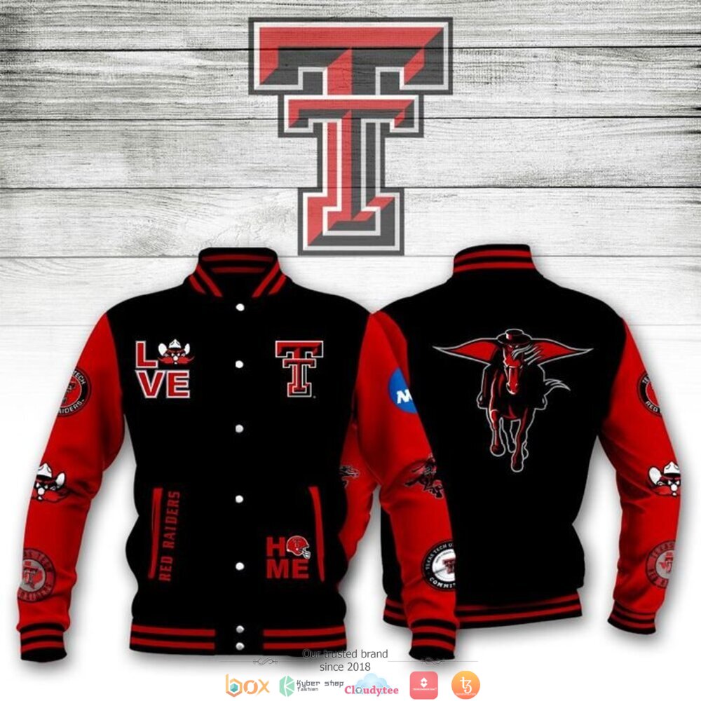 Texas Tech Red Raiders Love Home Baseball jacket