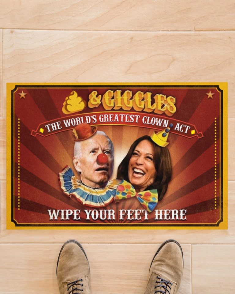 The worlds Greatest clown act wipe your feet here doormat 3
