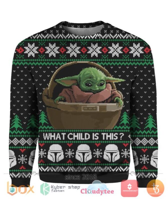 NEW The Child Baby Yoda Xmas Sweater 3 The Child Baby Yoda Christmas Sweater