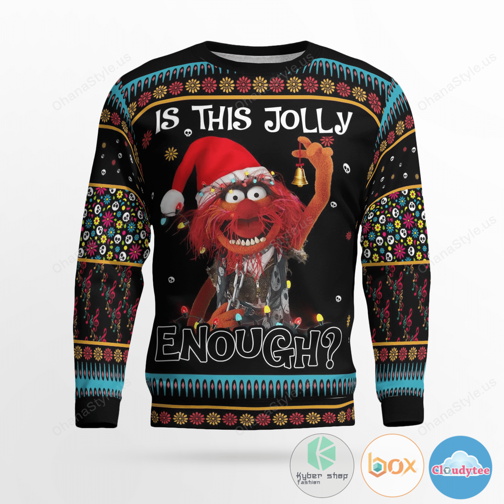 The Muppets Is This Jolly Enough Christmas Sweater 2 The Muppets Is This Jolly Enough Christmas Sweater 1