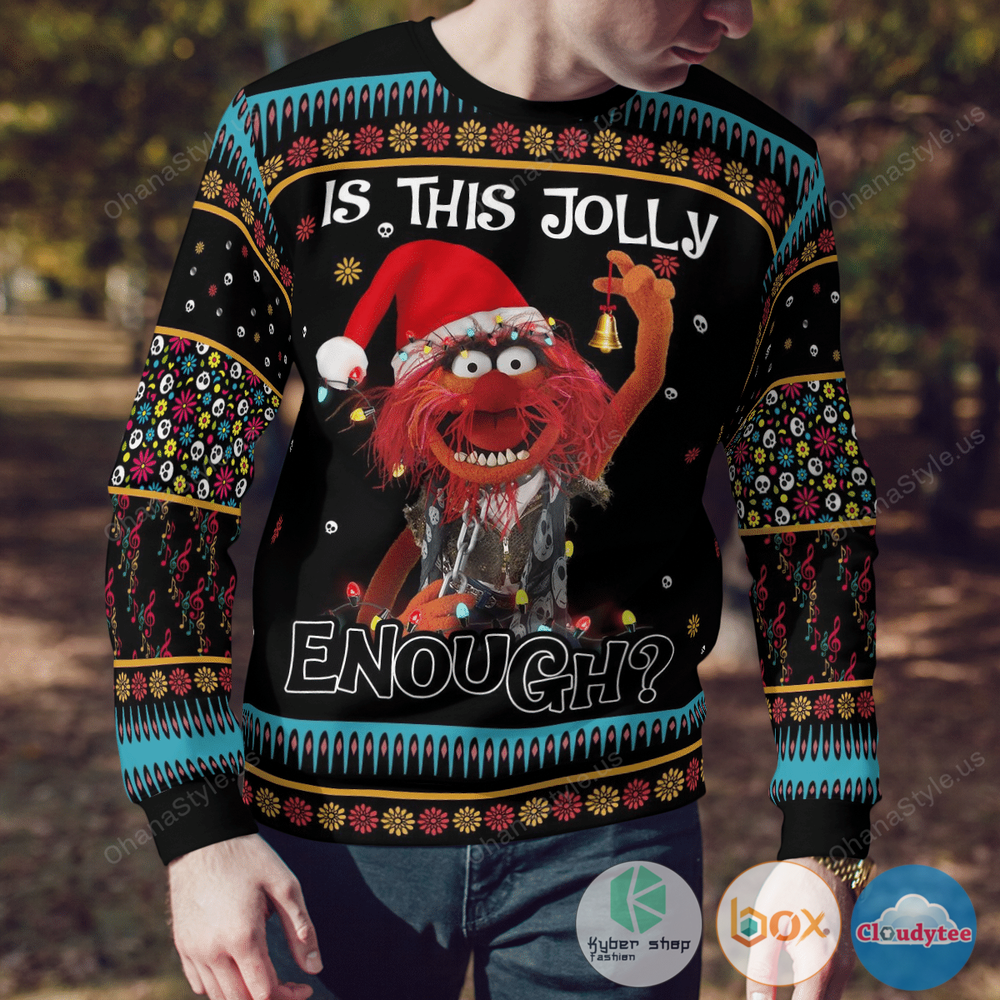 The Muppets Is This Jolly Enough Christmas Sweater 3 The Muppets Is This Jolly Enough Christmas Sweater 1 2