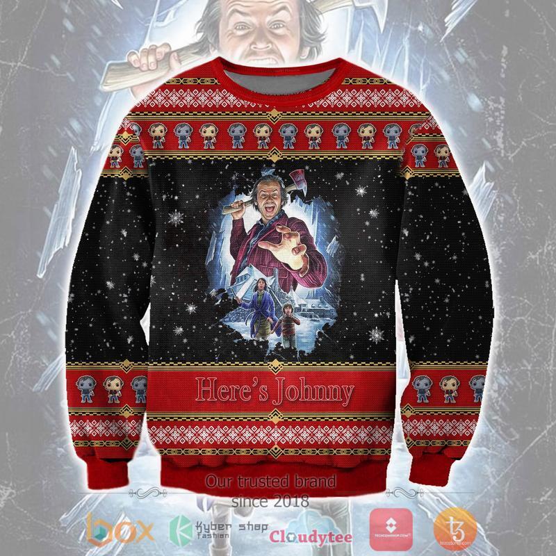 The Shining Here Johnny Christmas Sweater