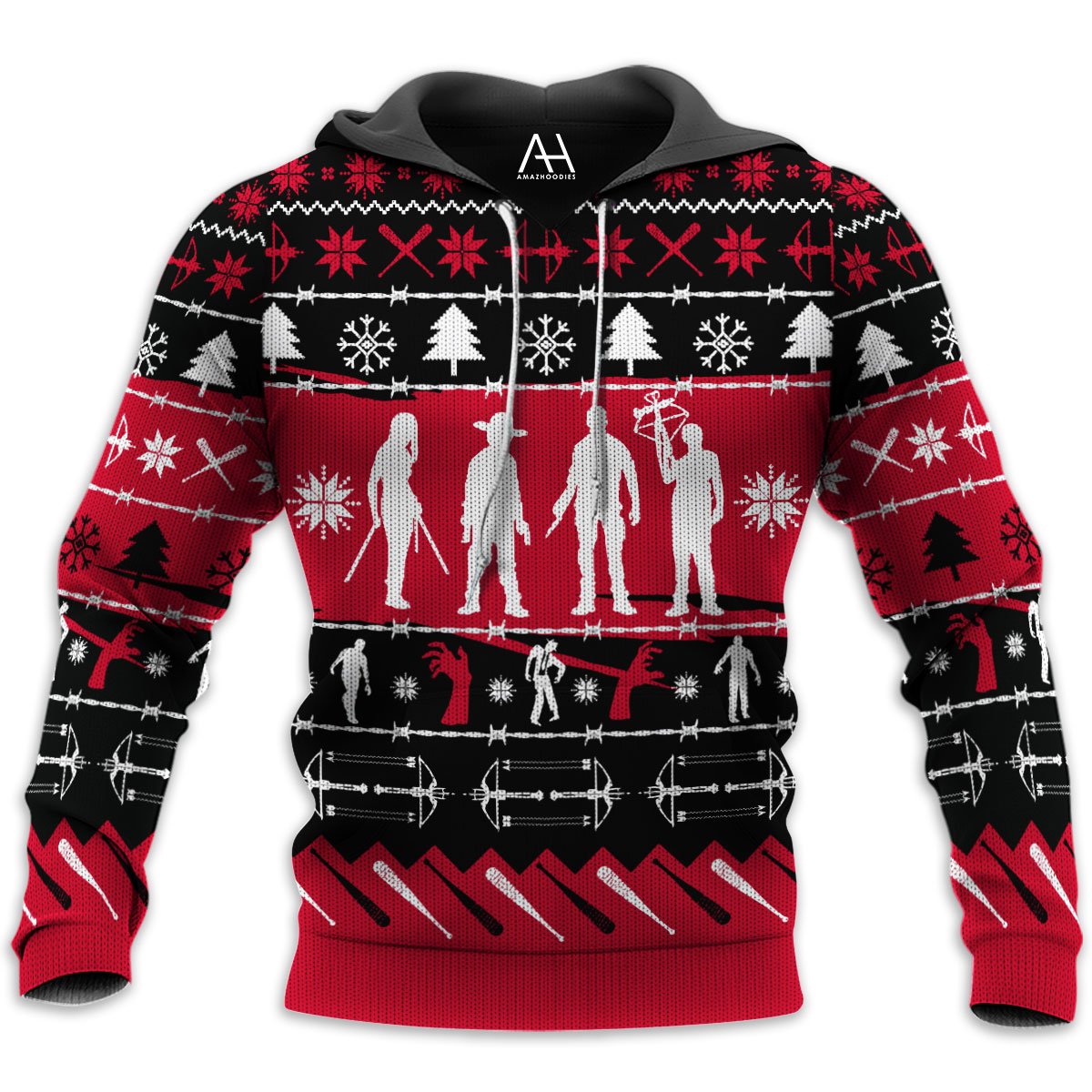 The Walking Dead 3D All Over Printed Ugly Sweater