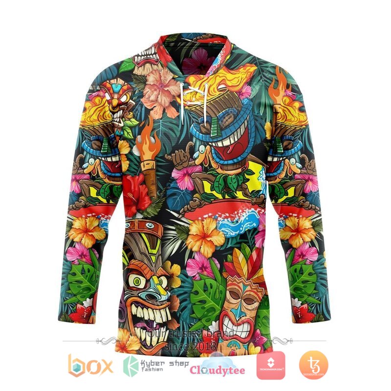 Tiki Tiki Awesome Hockey Jersey