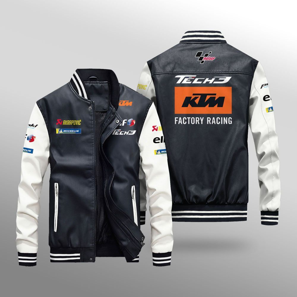 Ttech 3 KTM Factory Racing MotoGP Leather Bomber Jacket