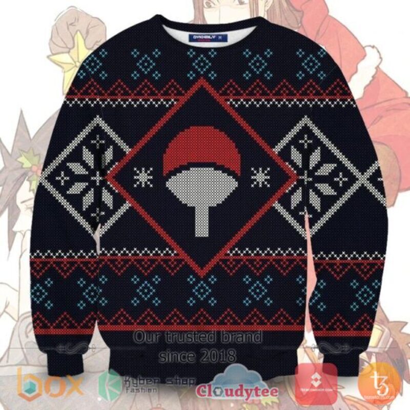 Uchiha Clan Naruto Anime Christmas Sweater