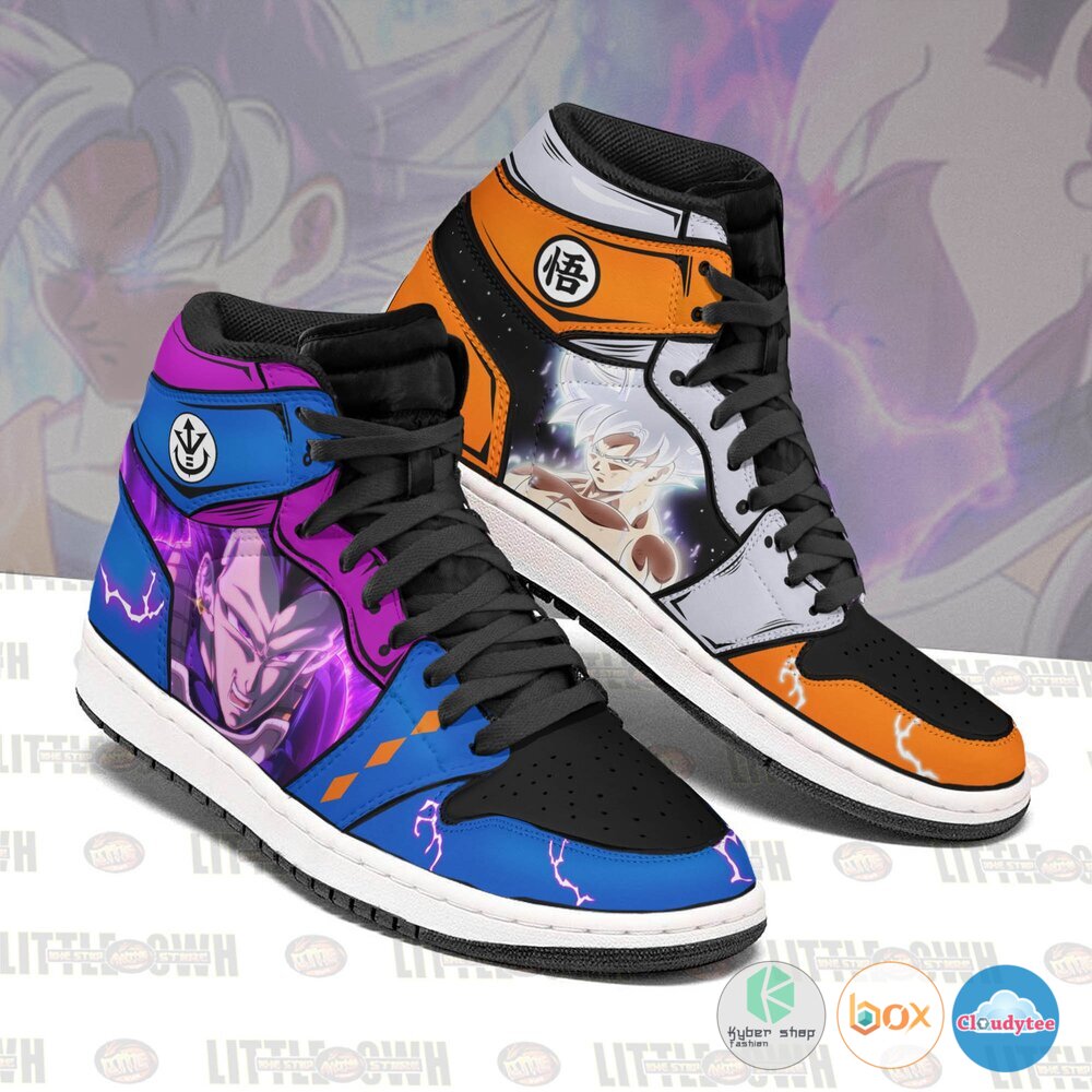 Ultra Ego Vegeta and Ultra Instinct Goku Air Jordan High top shoes 1
