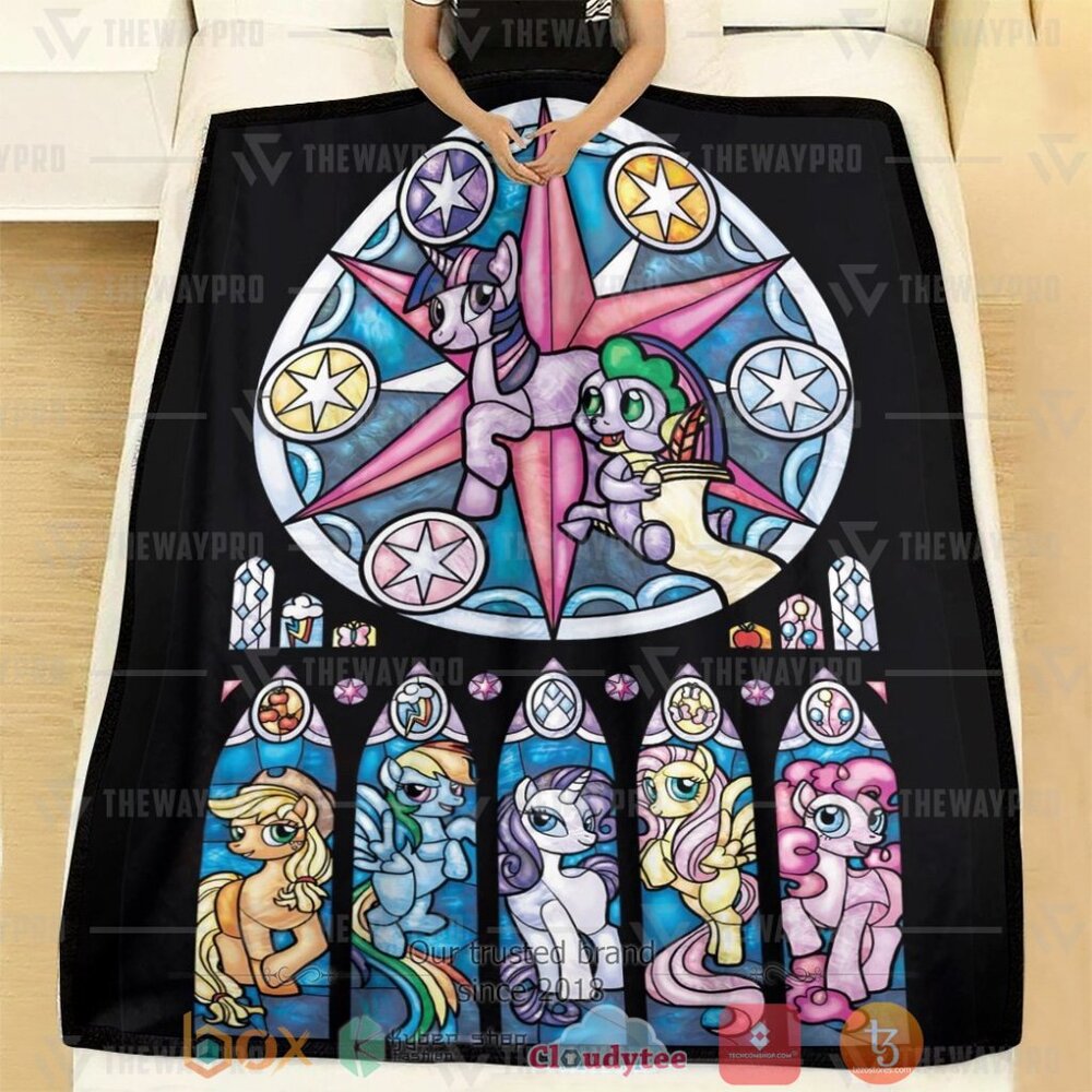 BEST Unicorn Stained Glass Soft Blanket 2 Unicorn Stained Glass Custom Soft Blanket 1