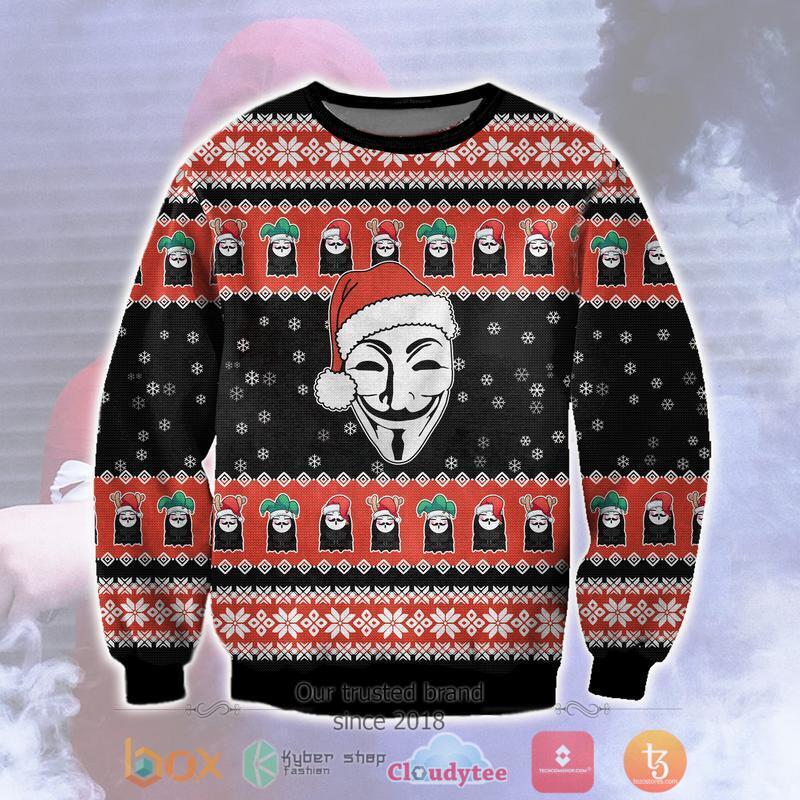 V For Vendetta Christmas Sweater