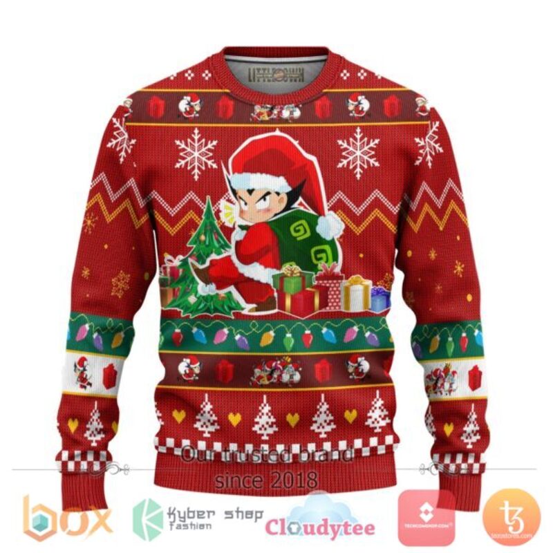 NEW Vegeta Anime Dragon Ball Xmas Sweater 2 Vegeta Anime Dragon Ball Christmas Sweater 1