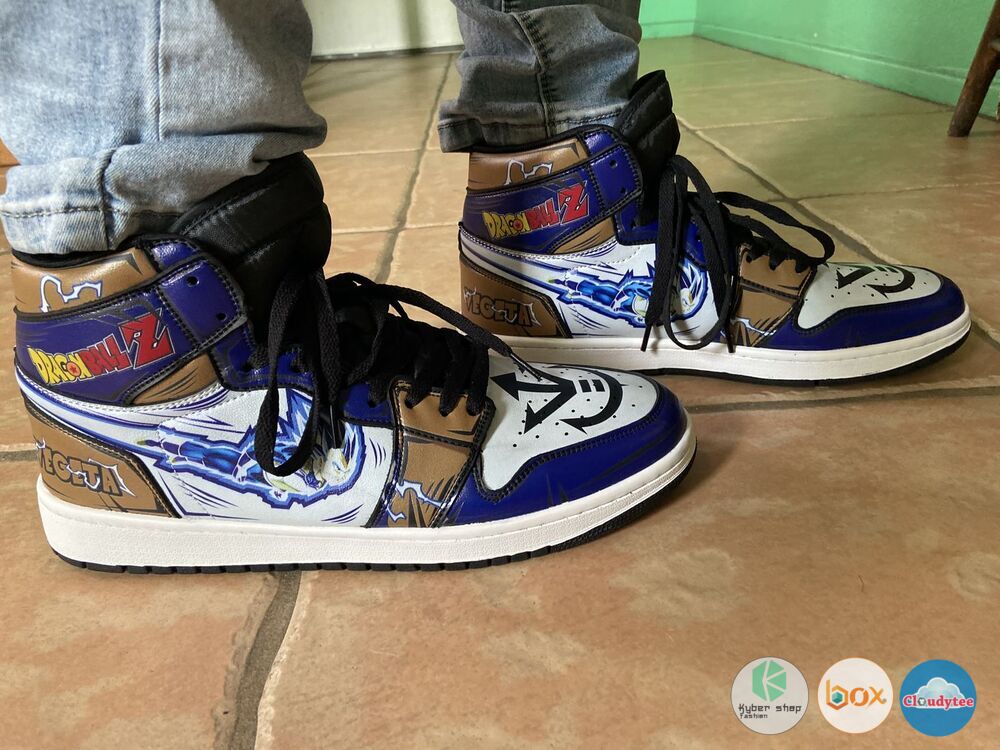 Vegeta Blue Dragon Ball Air Jordan High Top Shoes 1 2 3 4 5