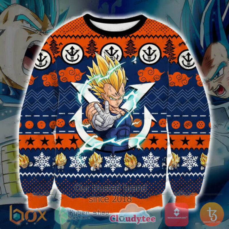 Vegeta Dragon Ball Anime Christmas Sweater
