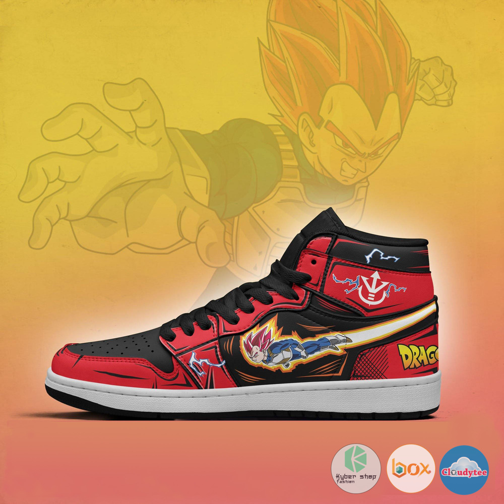 Vegeta God Air Jordan High top shoes 3 Vegeta God Air Jordan High top shoes 1 2