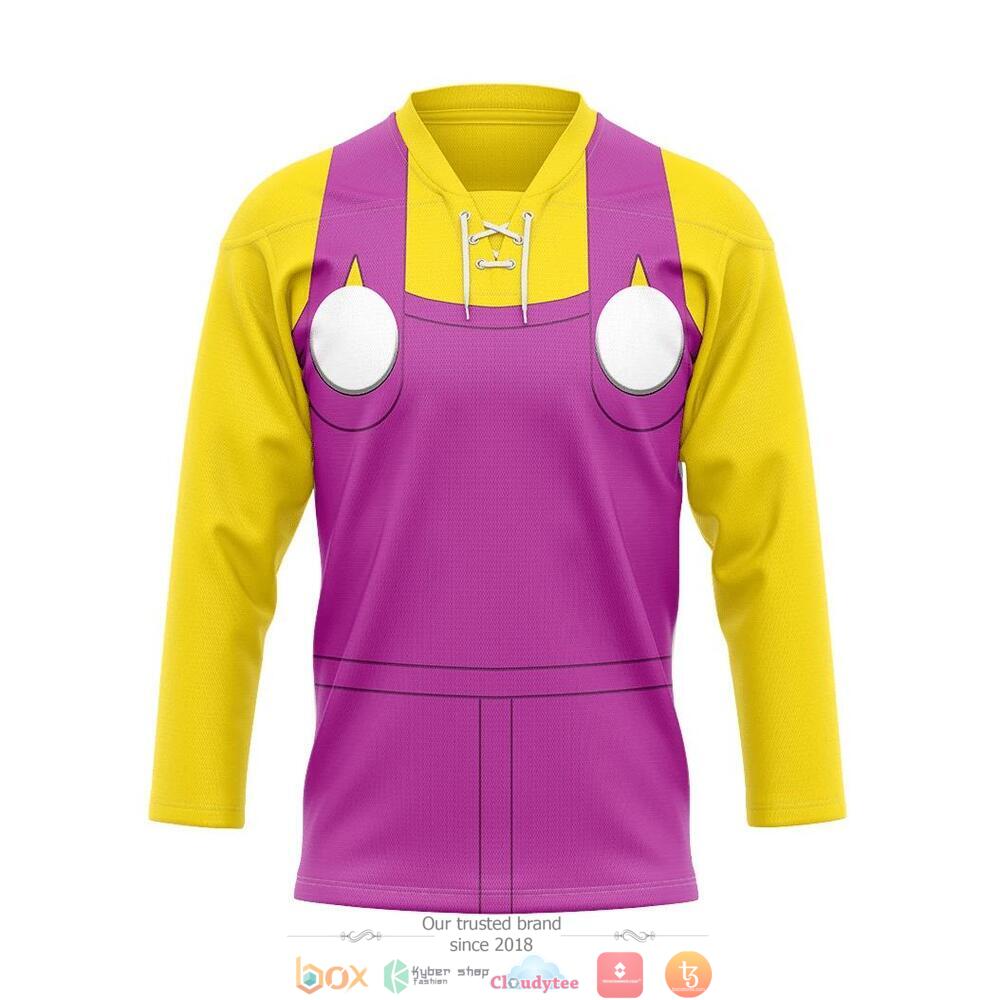 Wario hockey jersey