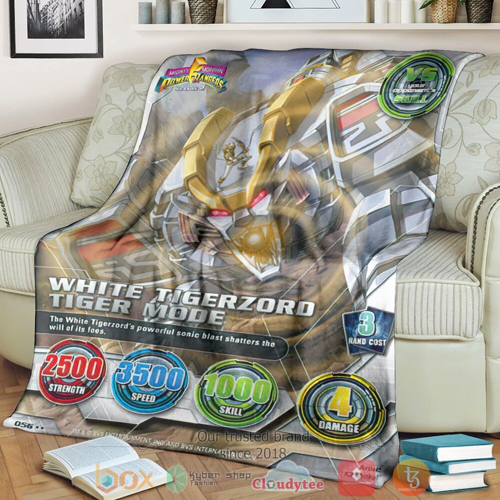 BEST White TigerZoro Tiger Mode Soft Blanket 1 White TigerZoro Tiger Mode Custom Soft Blanket