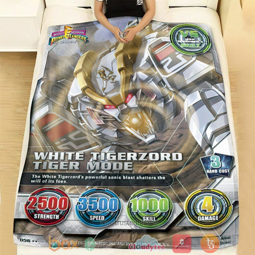 BEST White TigerZoro Tiger Mode Soft Blanket 2 White TigerZoro Tiger Mode Custom Soft Blanket1