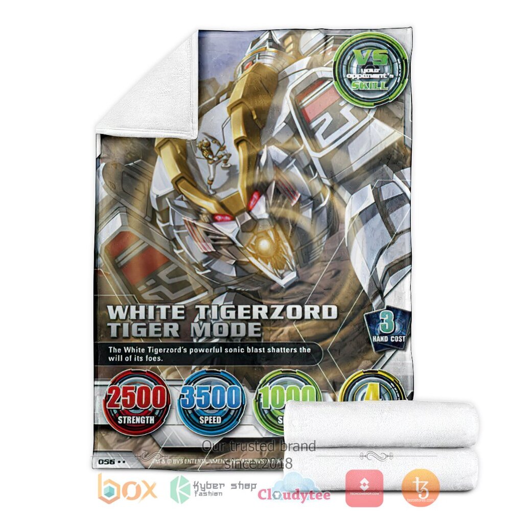 BEST White TigerZoro Tiger Mode Soft Blanket 3 White TigerZoro Tiger Mode Custom Soft Blanket2