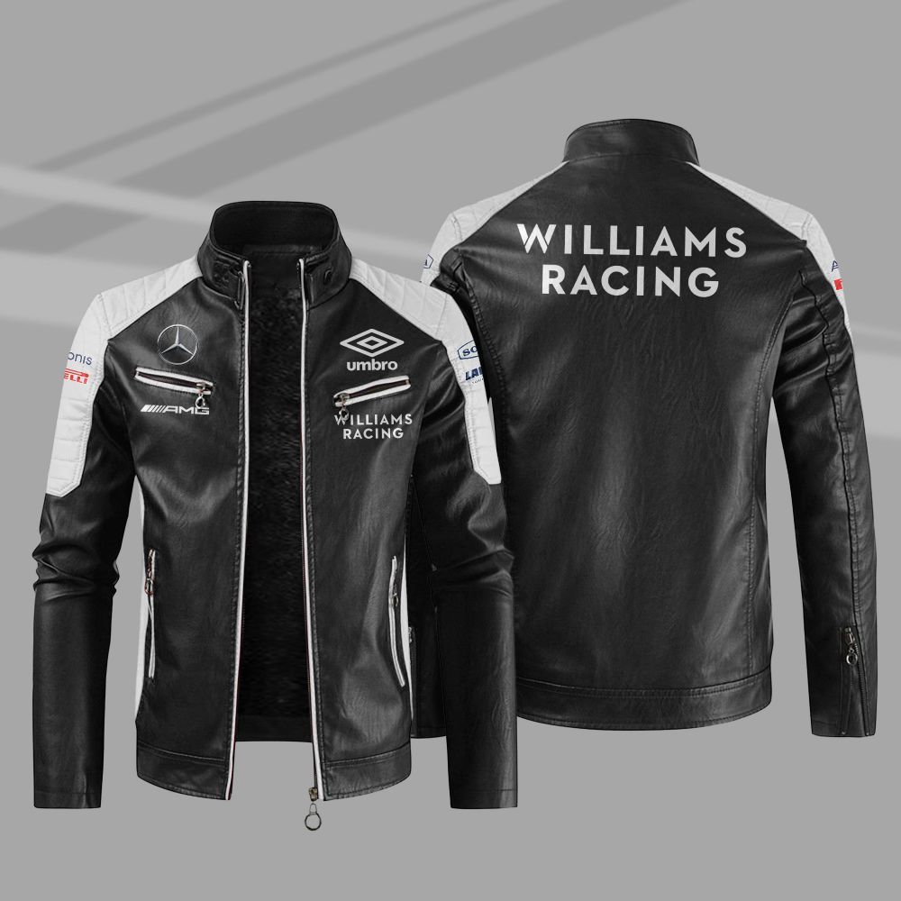 Williams Racing Block Leather Jacket