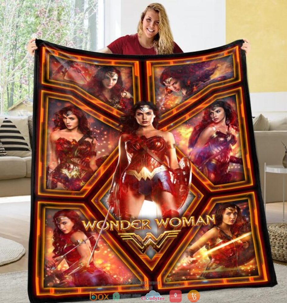 Wonder Woman soft blanket 3 Wonder Woman Blanket 1 2