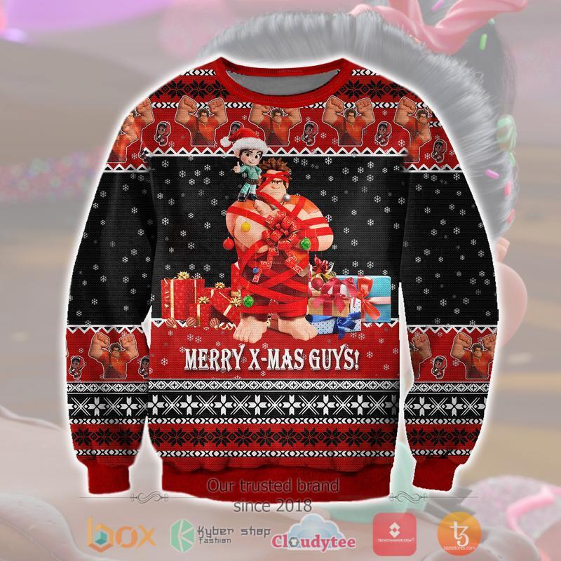 Wreck It Ralph Merry X Mas Guys Christmas Sweater
