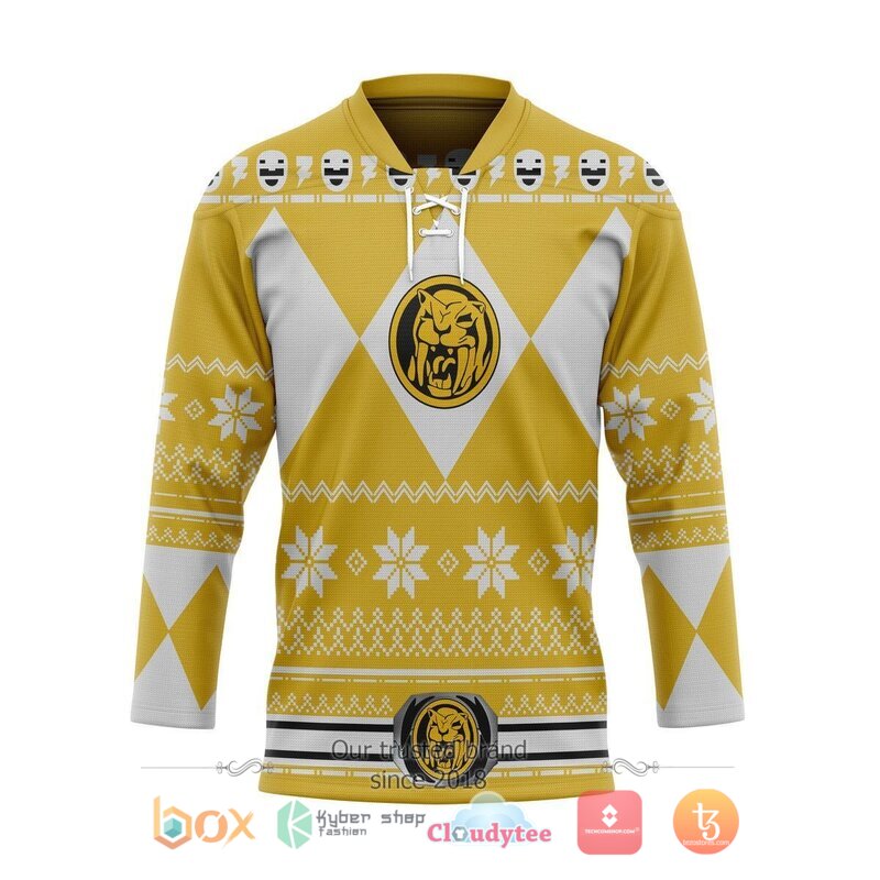 Yellow Power Hockey Jersey