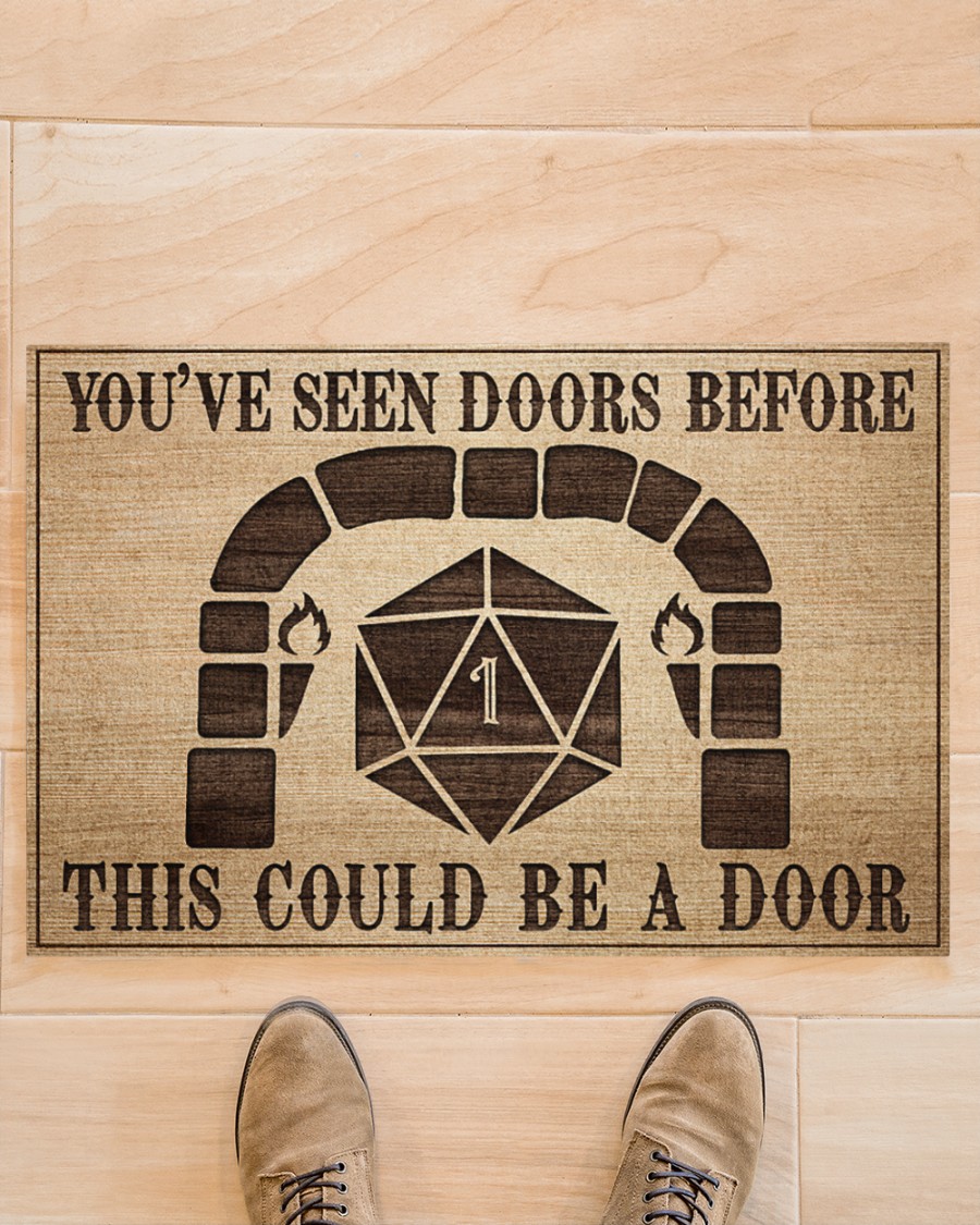 NEW You've seen doors before This could be a door Doormat 4 Youve seen doors before This could be a door Doormat 3