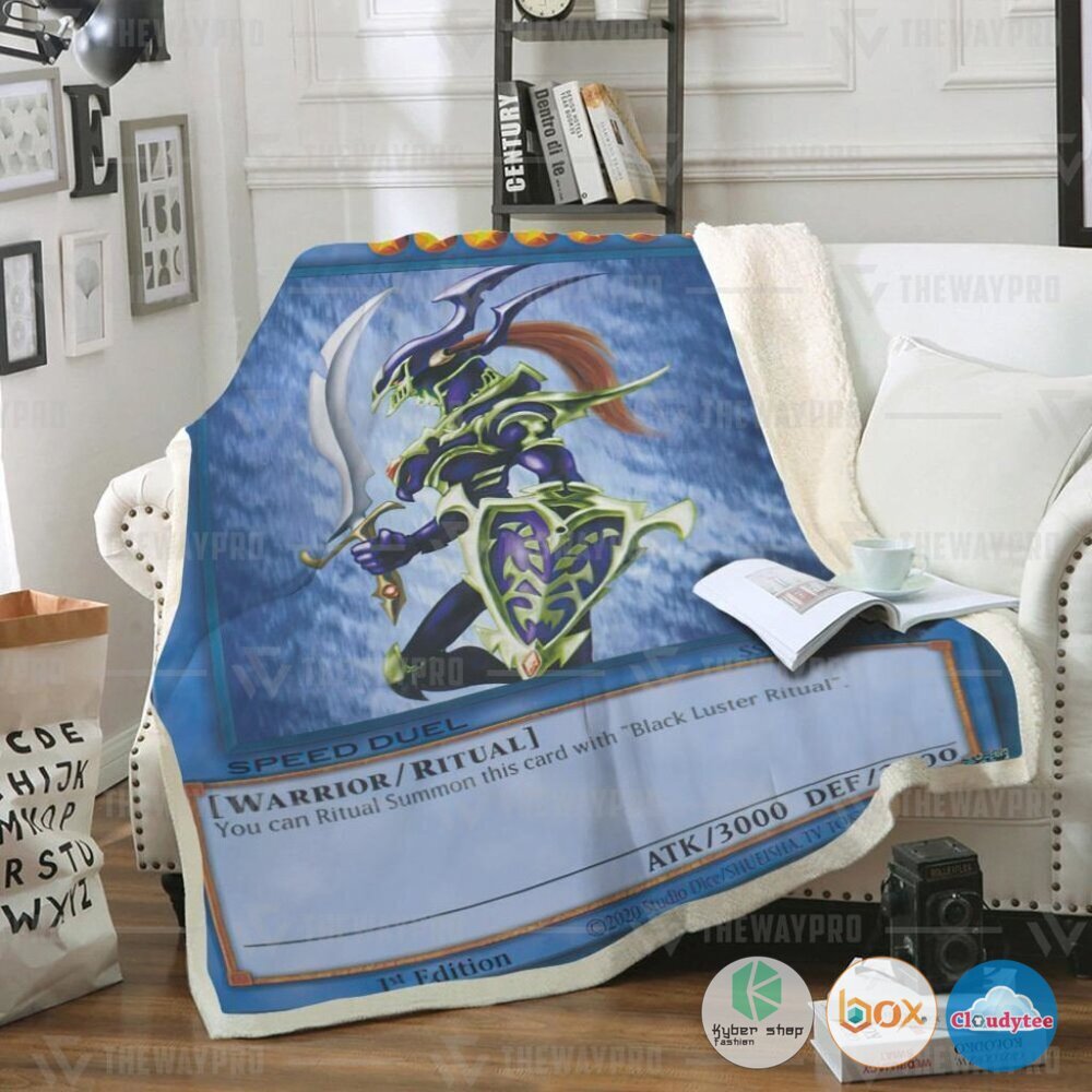 Yu Gi Oh Black Luster Soldier Blanket