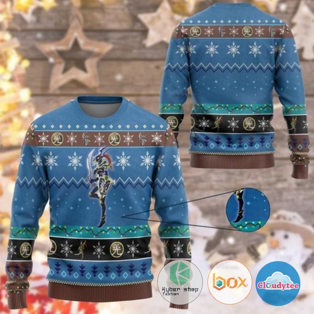Yu Gi Oh Black Luster Soldier Custom Christmas Sweater