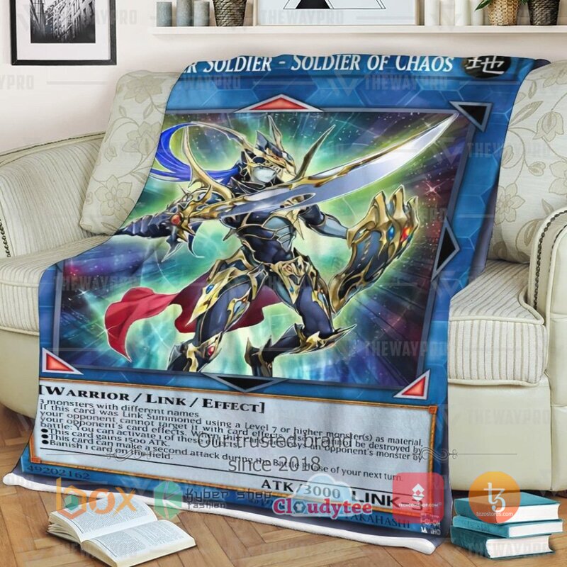 Yu Gi Oh Black Luster Soldier Of Chaos Blanket 3 Yu Gi Oh Black Luster Soldier Of Chaos Blanket 1 2