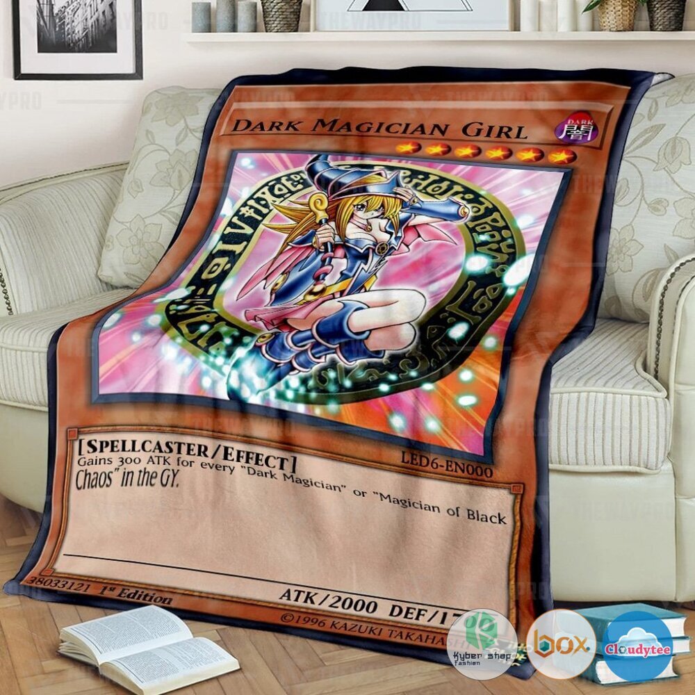 Yu Gi Oh Dark Magician Girl Blanket